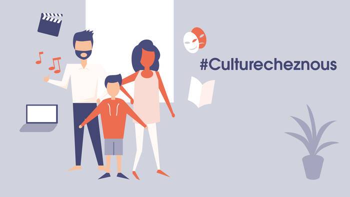 #culturecheznous du Ministère de la Culture